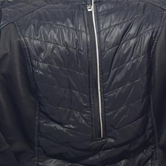 Champion Quilted Puffer Duo Dry Venture Warm Half Zip Pullover Size Large - Picture 3 of 11
